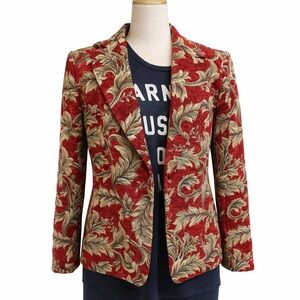 Vintage brocade blazer jacket